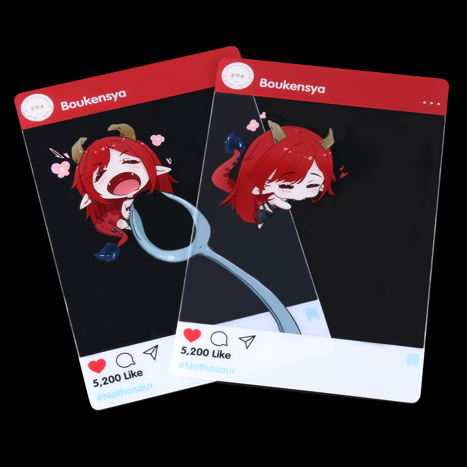 【용담이 식사예절카드 세트】Rindo Photo Card