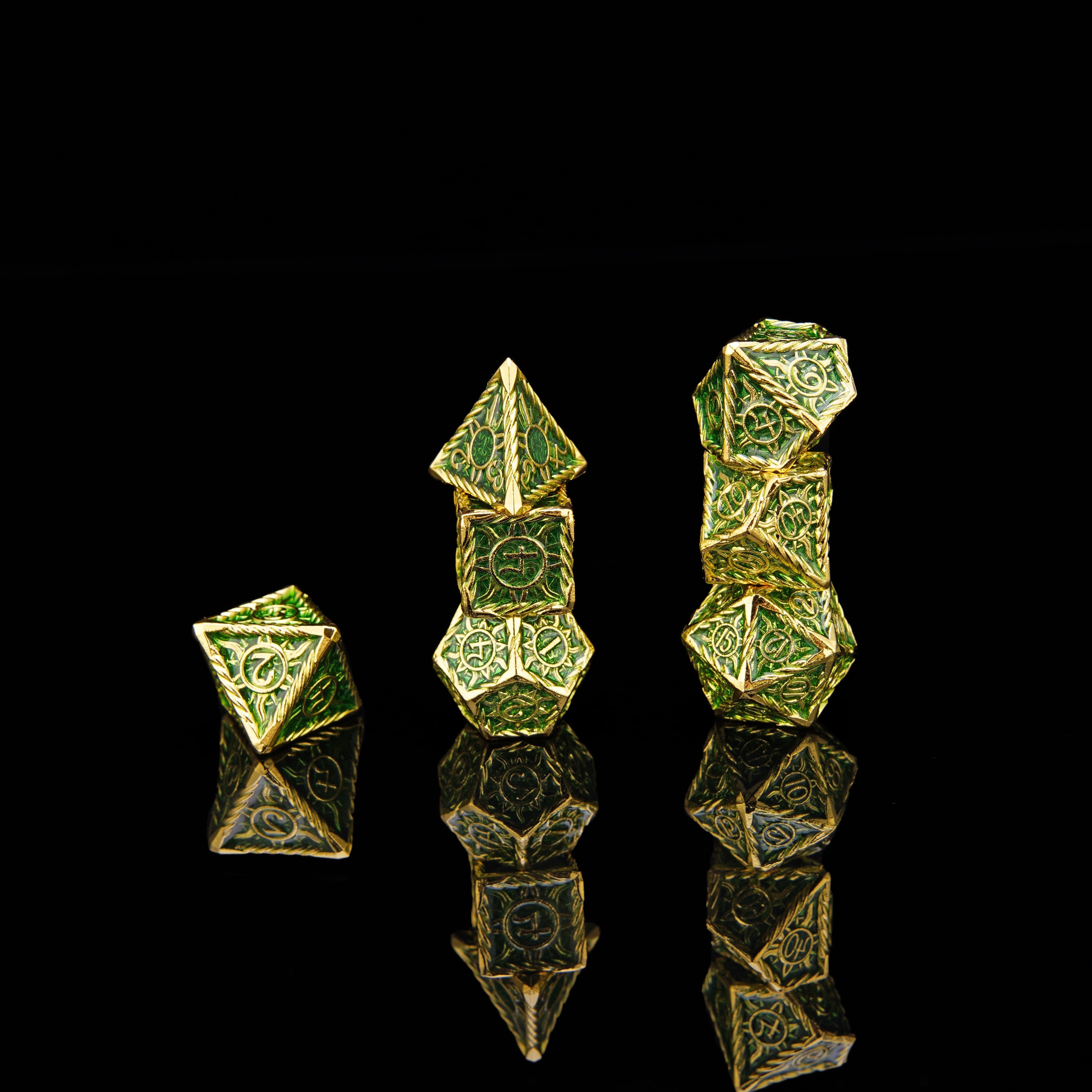 【다면체 주사위 - 초록 마법】