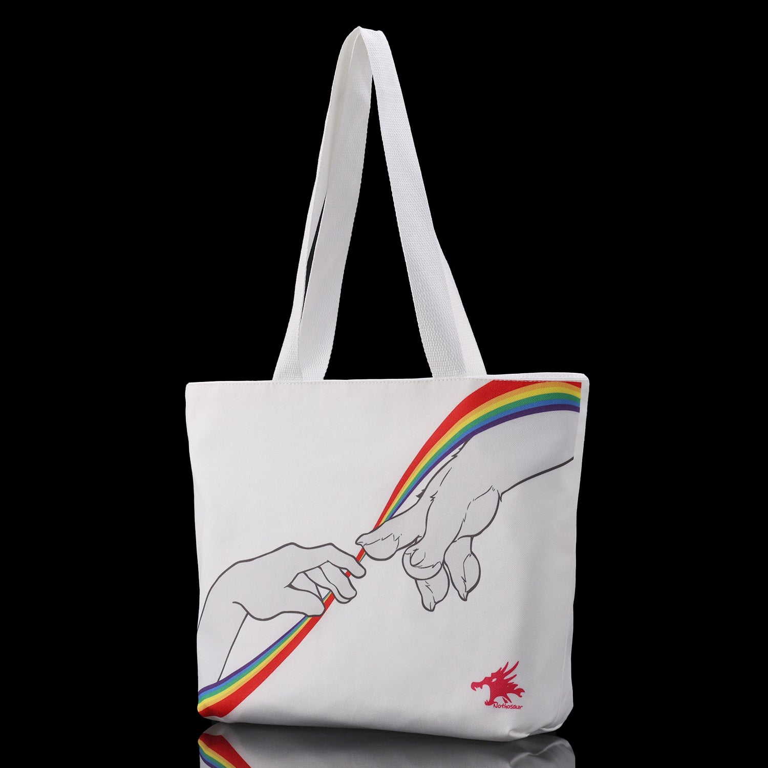 【레인보우 양면 토트백】Rainbow Totebag