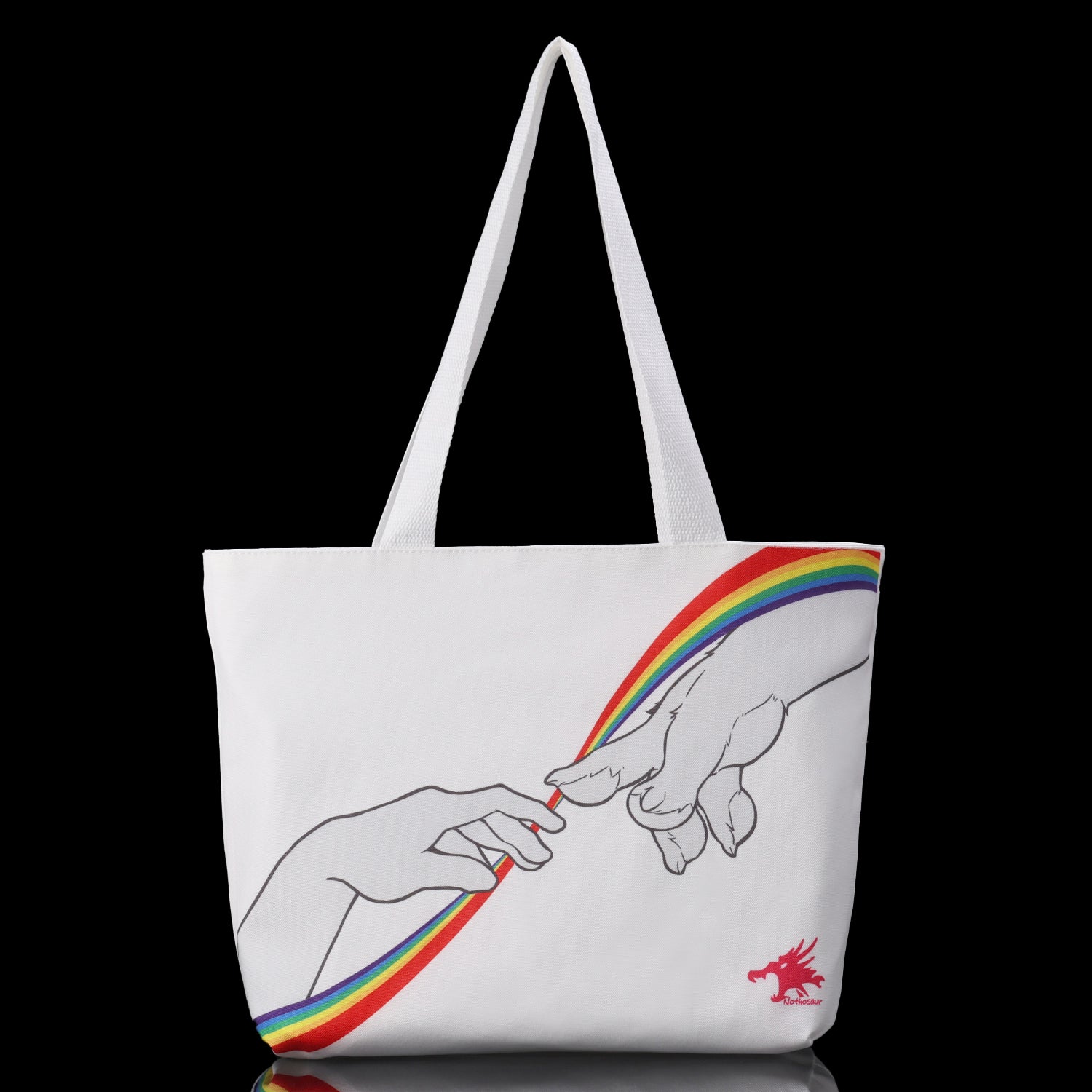 【레인보우 양면 토트백】Rainbow Totebag