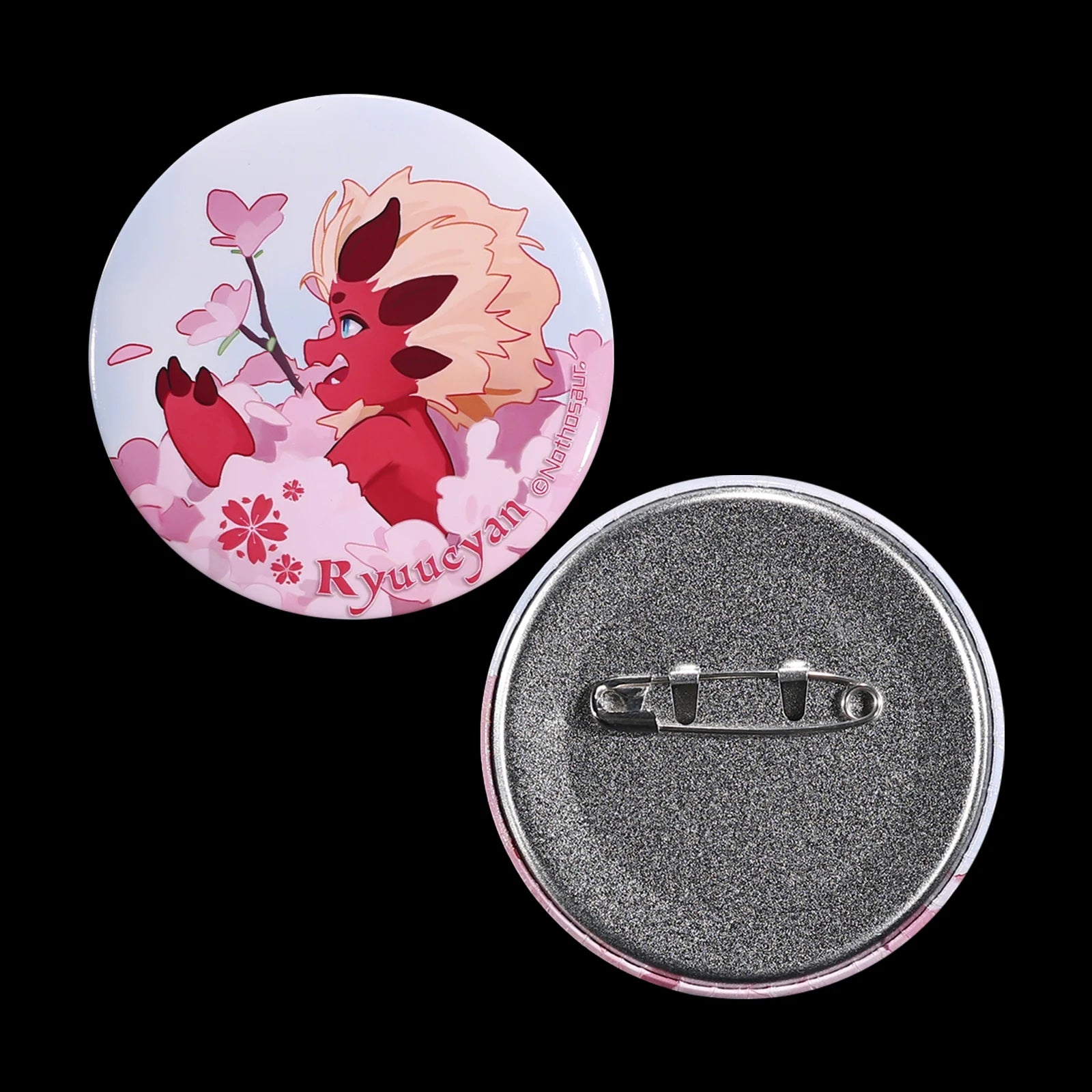 【벚꽃의 장】Nothosaur 58mm 캐릭터 캔뱃지 컬렉션